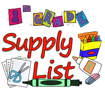 first grade supply list